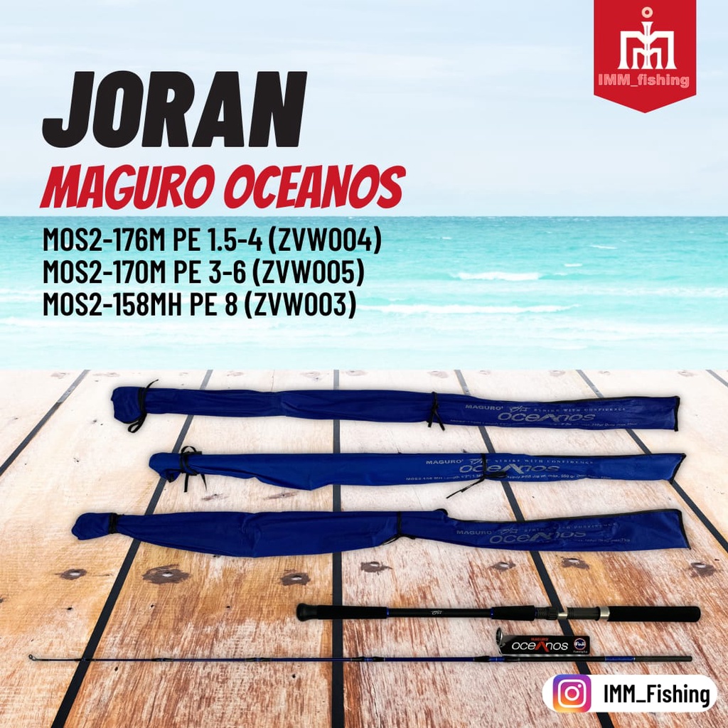 JORAN MAGURO OCEANOS | Tongkat Pancing | Fishing Rod | Joran Laut