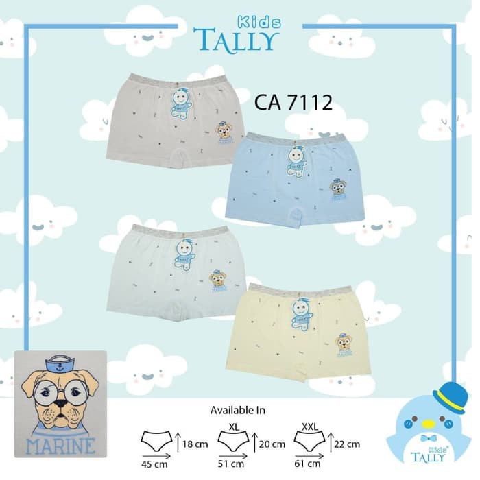 JH Celana Dalam Tally Anak Laki Laki Boxer Tally 7112 Termurah