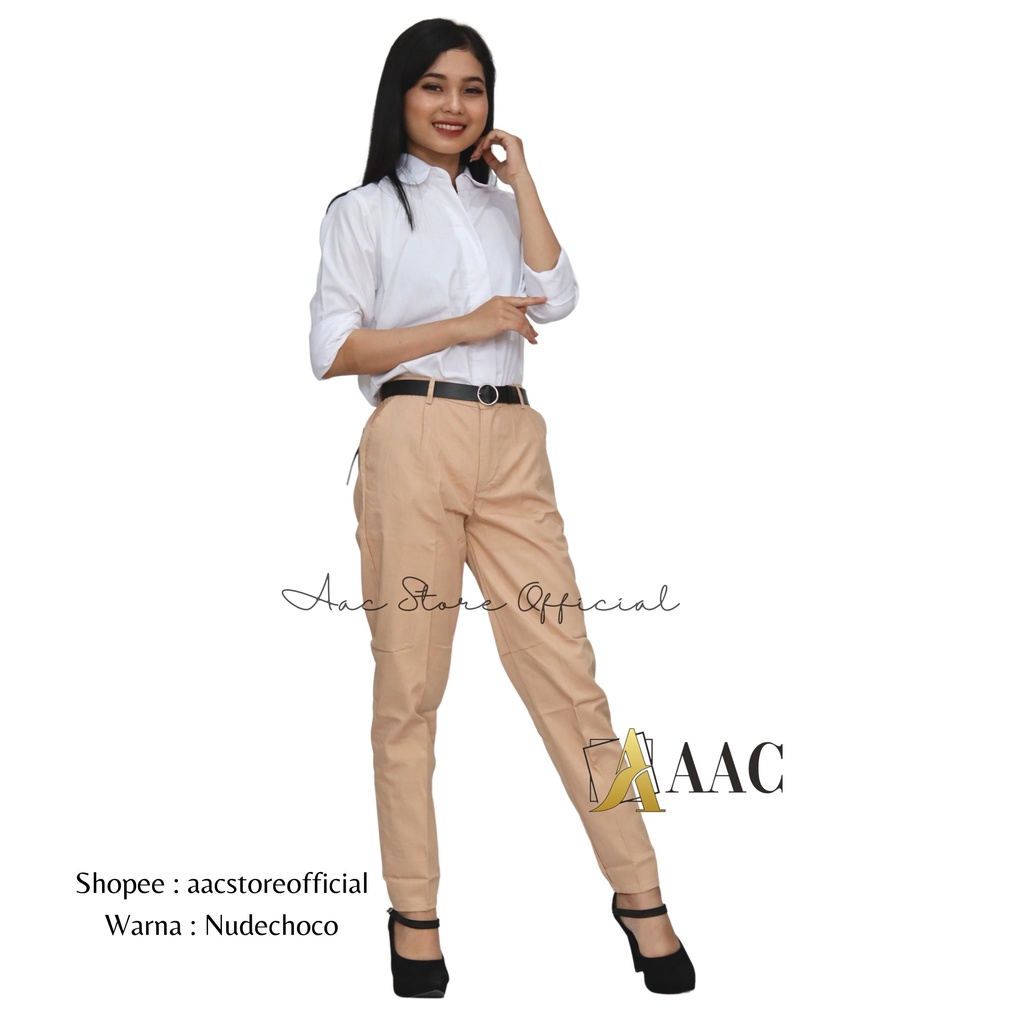 Baggy Pants Premium, Celana Wanita Premium American Drill Grade A , Celana Panjang Wanita