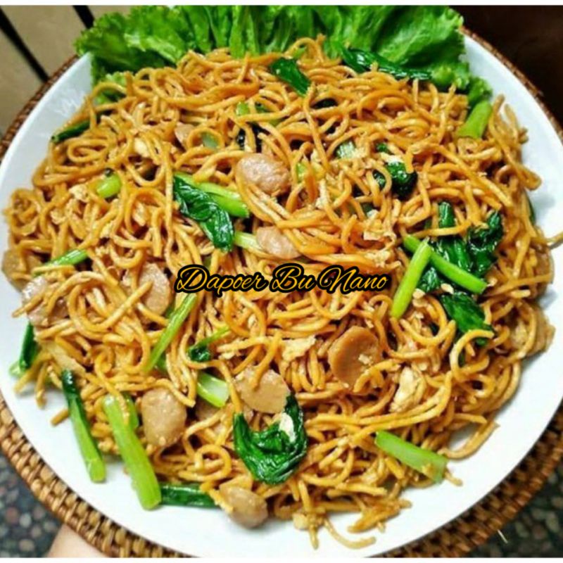 

Mie Goreng Campur Baso Dan Udang Untung Porsi 5 Orang // Bakmie Goreng.