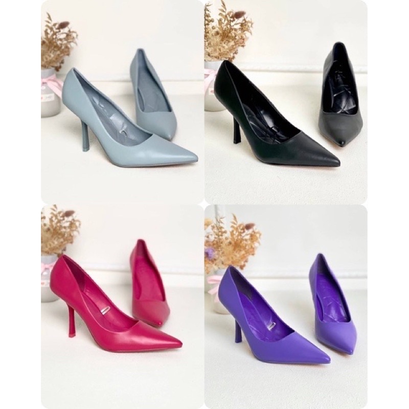 [7.7 Boombastis Sale⚡] - SEPATU KERJA WANITA HAK TINGGI ZS409 HIGH HEELS SHOES PREMIUM IMPORT