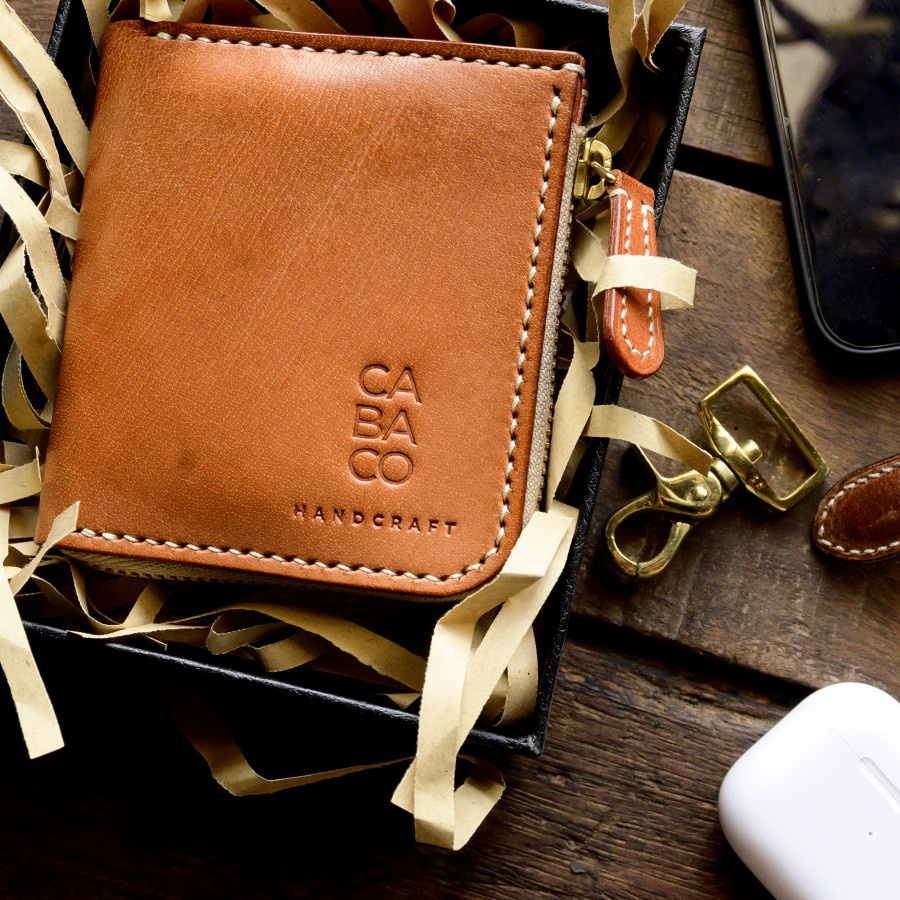 Dompet Premium Kulit Asli Turok Zipper Wallet Cabaco