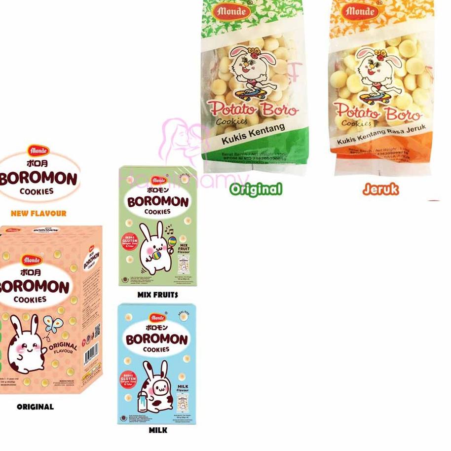 𝕹 Monde Boromon Cookies Boromon Wafer Potato Boro MPASI Biskuit Bayi ヺ