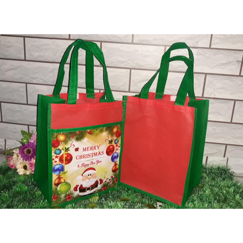 TAS NATAL / GOODIEBAG NATAL / TAS SOUVENIR KANTONG