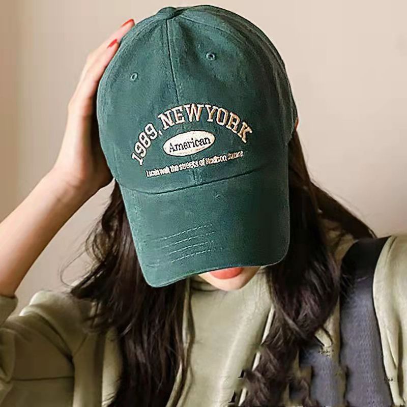 C0D-Topi Baseball terbaru 2022 Unisex Pria Wanita Hat Cotton Material Bordir 1989 New York Topi Baseball