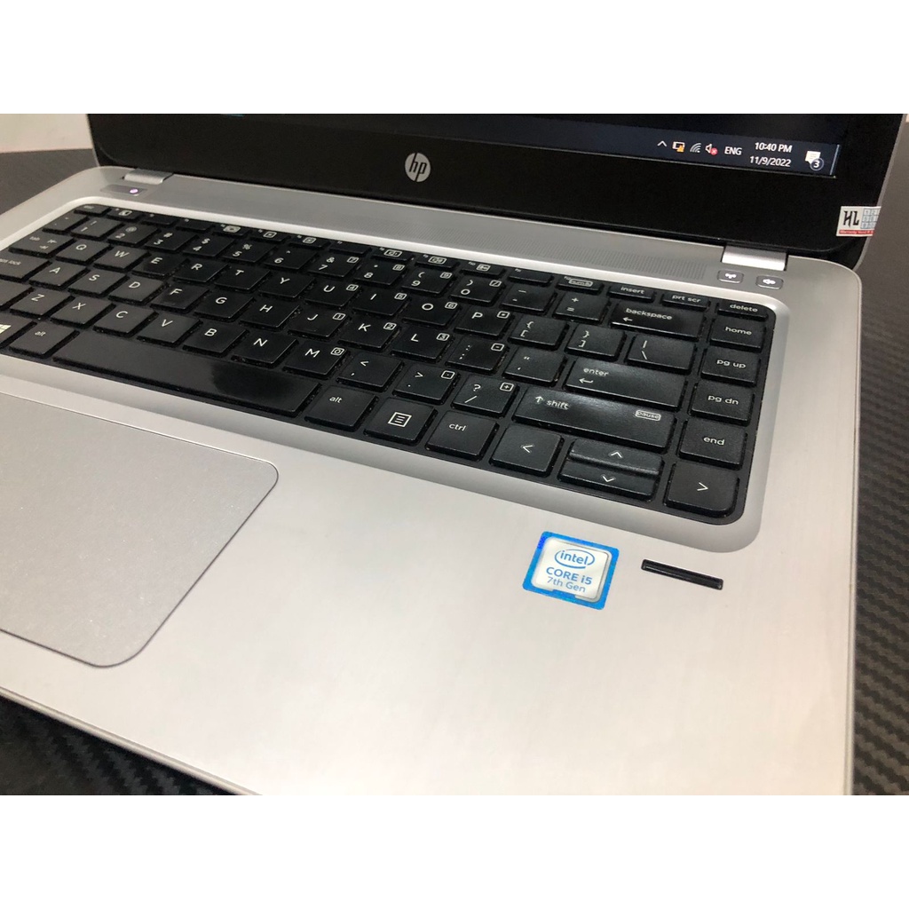 HP ProBook 440 G4 ram 8gb ssd 256gb Intel Core i5-7200U / CPu @ 2.50GHz VGA Intel HD Graphics 620  Display 14 inch OS windows 10