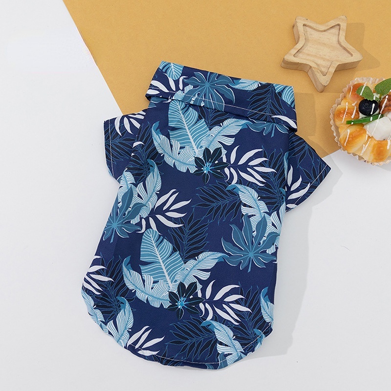 Baju Anjing / Kucing Gaya Hawaii Ukuran Kecil / Medium Untuk Musim Semi / Panas
