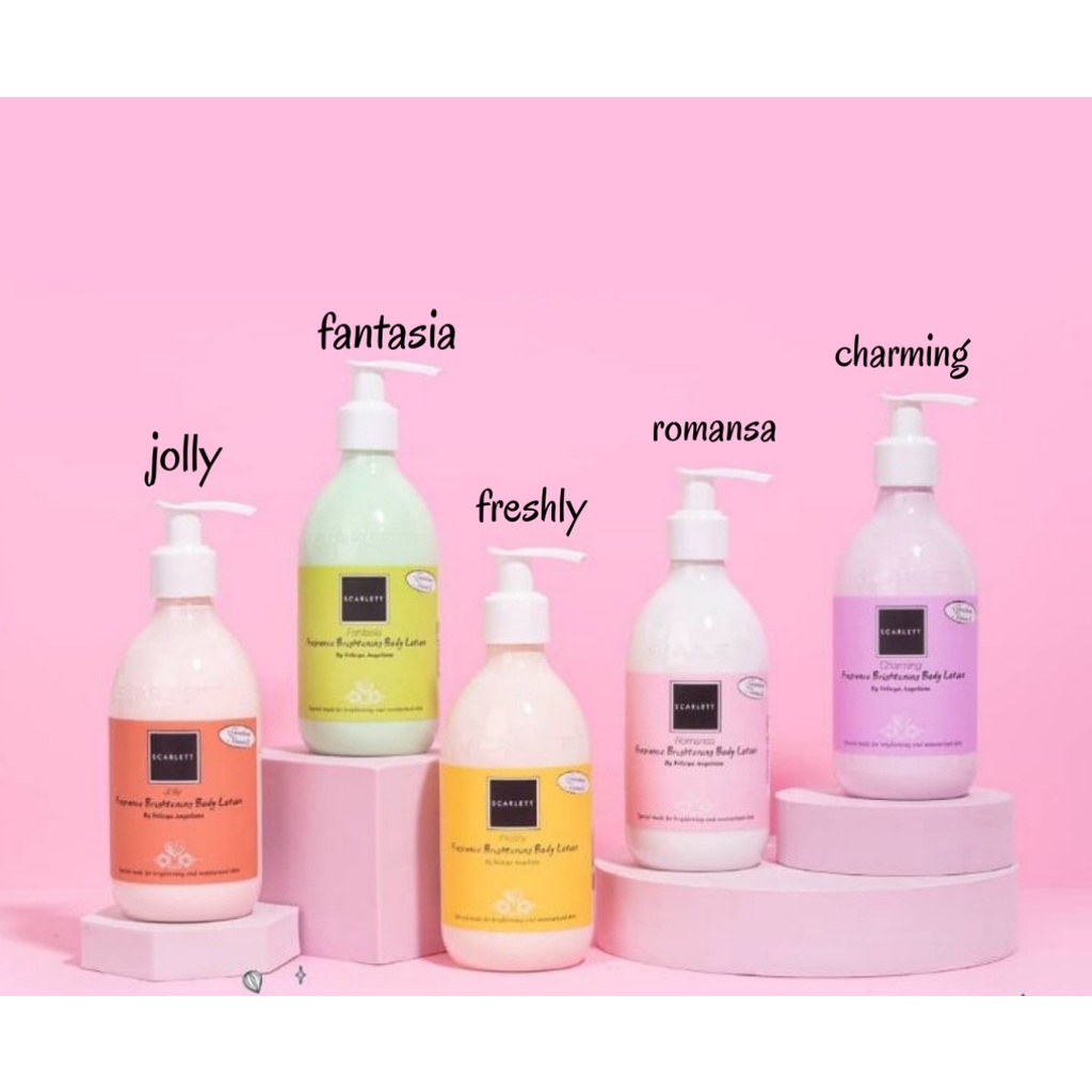 ORIGINAL Scarlett Whitening Scarlet by Felicya Angelista RESMI BPOM