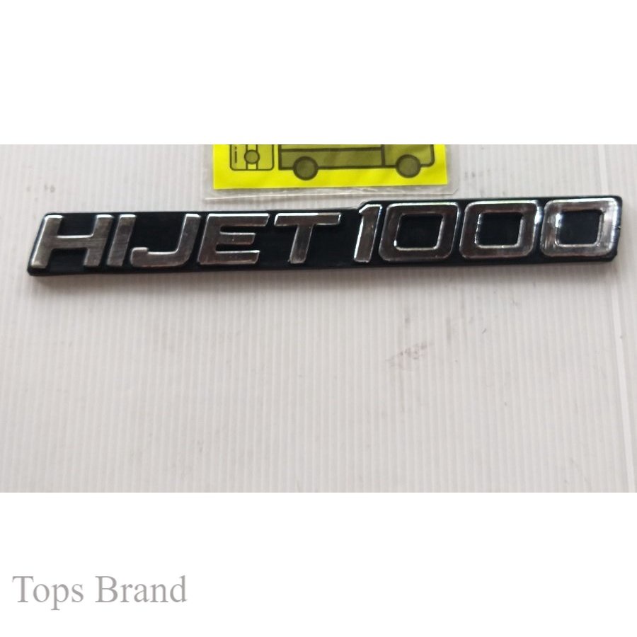 Topsbrand Emblem Logo HIJET 1000 untuk samping