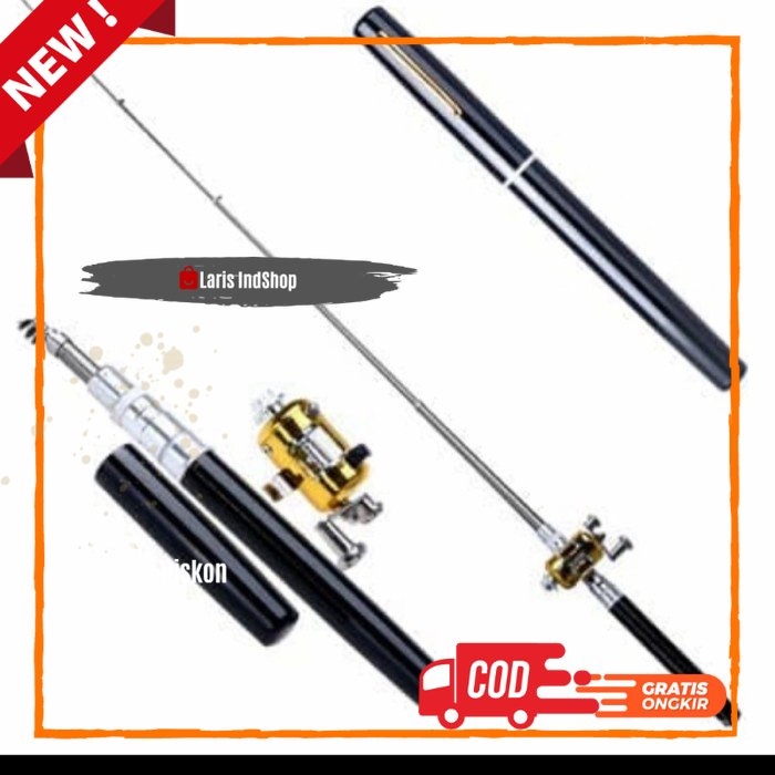 Alat Pancing Katrol Pen fishing rod alat pancing pena set serbaguna
