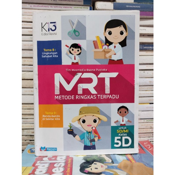 buku MRT/metode ringkas baru kelas 5 sd/V SD tema 8 dan 9 by masmedia revisi