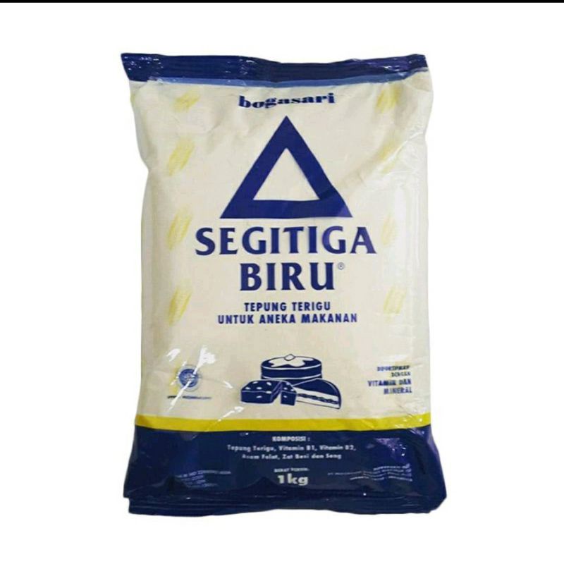 

TEPUNG TERIGU SEGITIGA BIRU 1 KG BOGASARI / TEPUNG TERIGU PROTEIN SEDANG BOGASARI / TEPUNG PROTEIN SEDANG / TERIGU BOGASARI ( GROSIR DAN ECER )