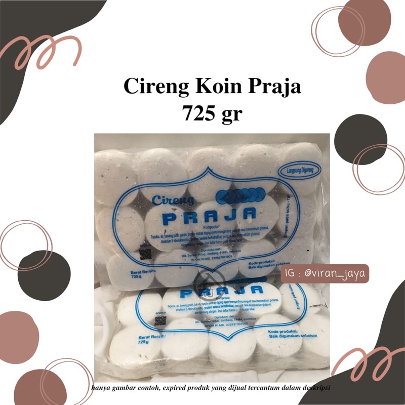 

Cireng koin praja 725 gr - Frozen Food