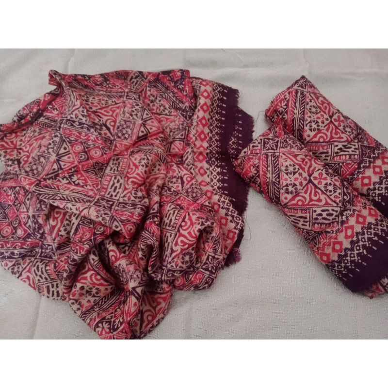 kain batik cap colet khas trusmi cirebon bahan viscose semi sutra