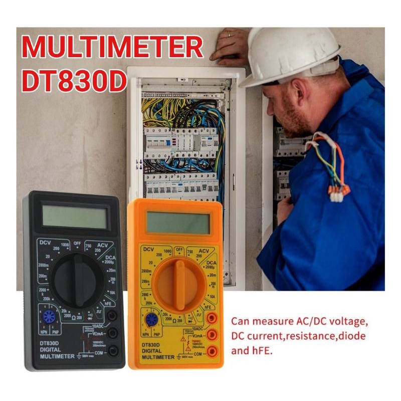 Multimeter Digital Multitester Voltage meter Ampere Multi Tester Avo Alat Tes Kelistrikan Aneng Vast