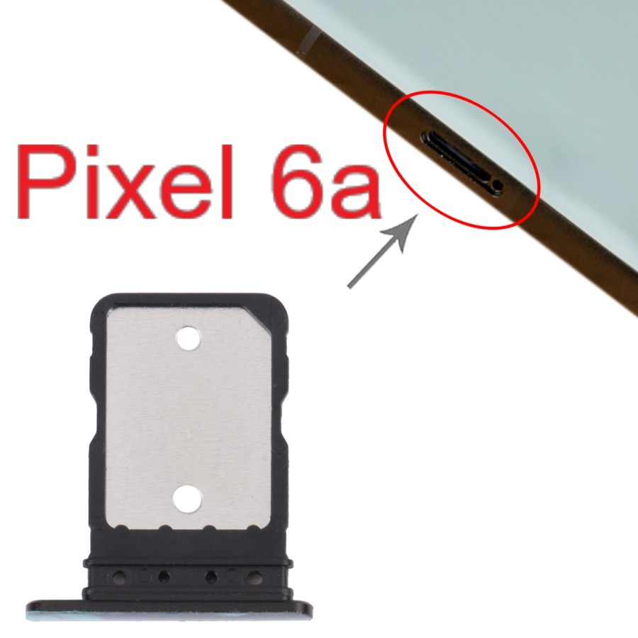 Simtray - Simlock - Sim Tray - Slot Sim - Sim Lock - Google Pixel 6a / GX7AS / GB62Z / G1AZG / GB17L