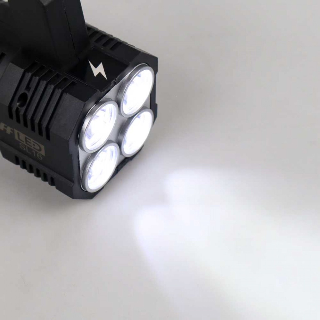 Senter Lentera LED Waterproof Flashlight Rechargeable 1200 mAh