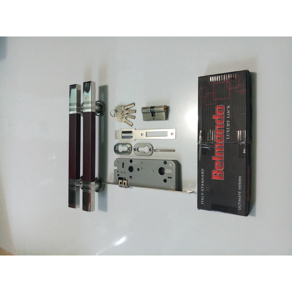 GAGANG PINTU RUMAH 45CM KOTAK PIPIH 45.03 JMJ 1PASANG + BODY