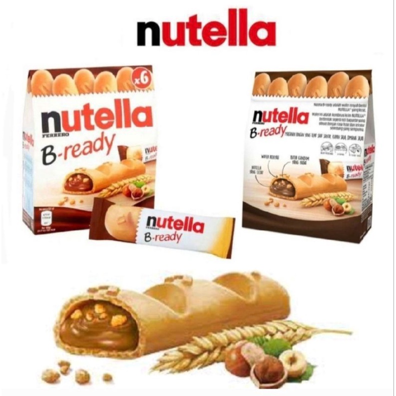 

Nutella BReady / B-Ready / Nutella Ferrero Wafer Coklat