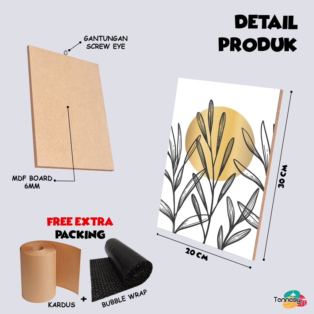 Abstrak Minimal Wall Decor Hiasan Dinding Poster Pajangan Dekorasi Rumah Kamar