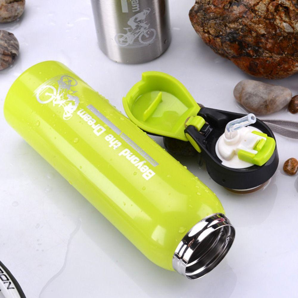 Populer Botol Minum Air Sepeda Anti Bocor Olahraga Outdoor MTB Travel Tea Mug