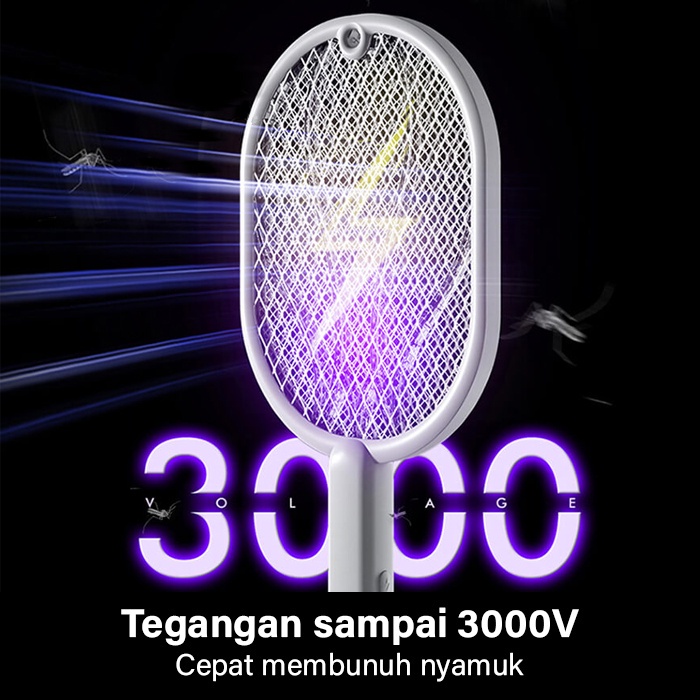 Raket nyamuk technology terbaru Raket nyamuk insect killer 2 ini 1 canggih efektif