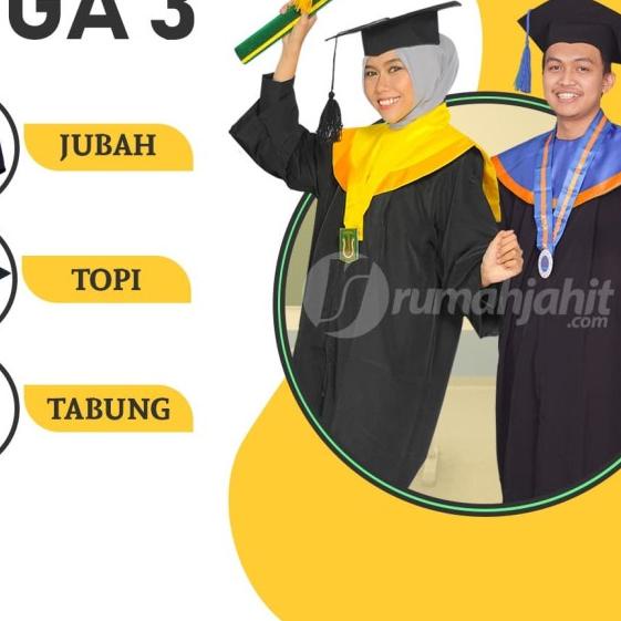 Jual toga wisuda/Paket toga wisuda / perlengkapan wisuda / - Paket Toga 5