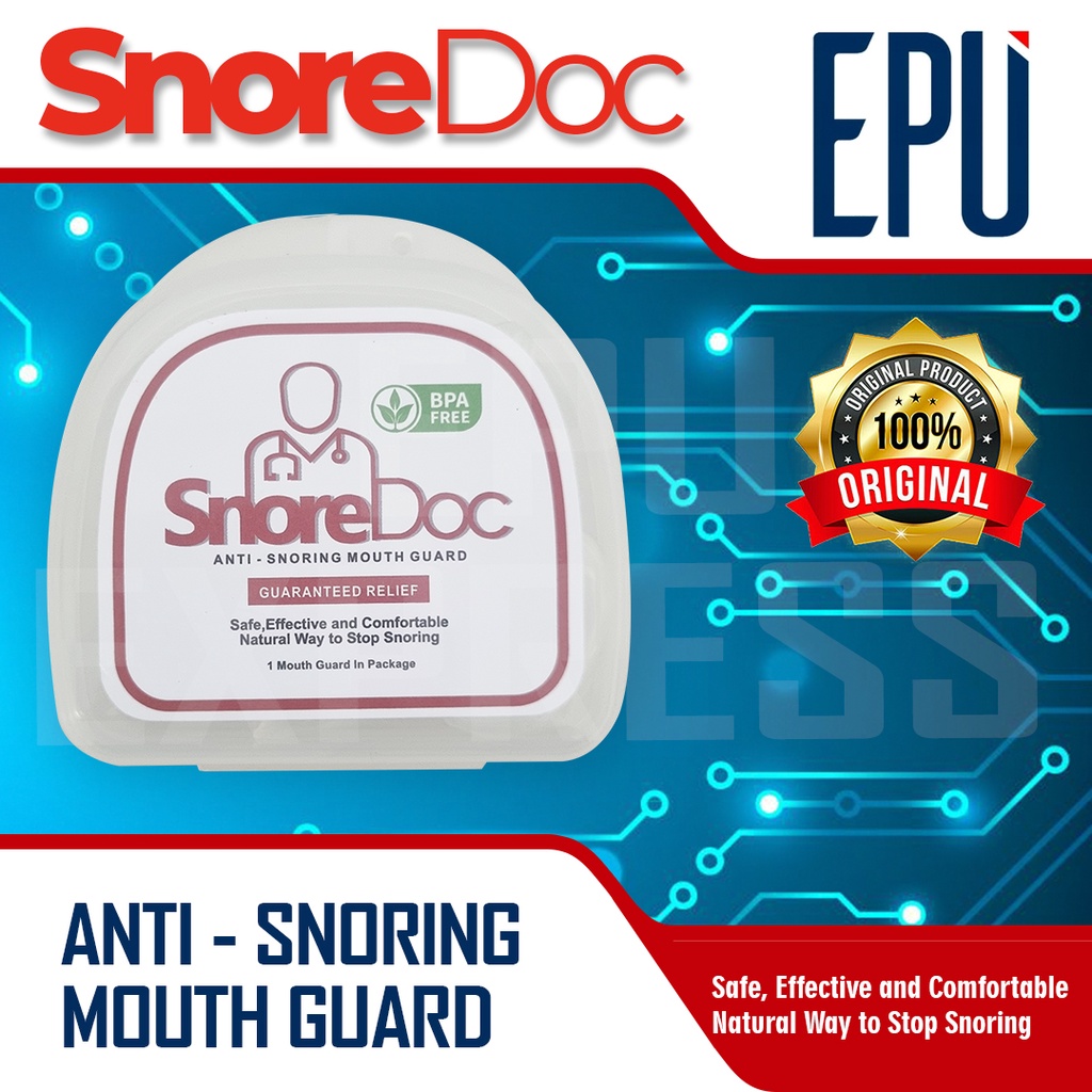 Snoredoc Mouthguard Anti Ngorok Anti Dengkur Snore Stopper Dijamin