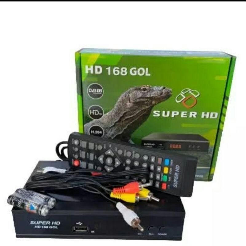 Set Top Box STB TV Digital Super HD 168 GOL SNI EWS