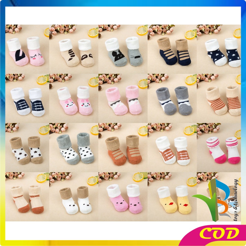 RB-P4 Kaos Kaki Anak Bayi Lucu Bahan Katun Kaus Kaki Prewalker Fashion Bayi Unisex Murah Import