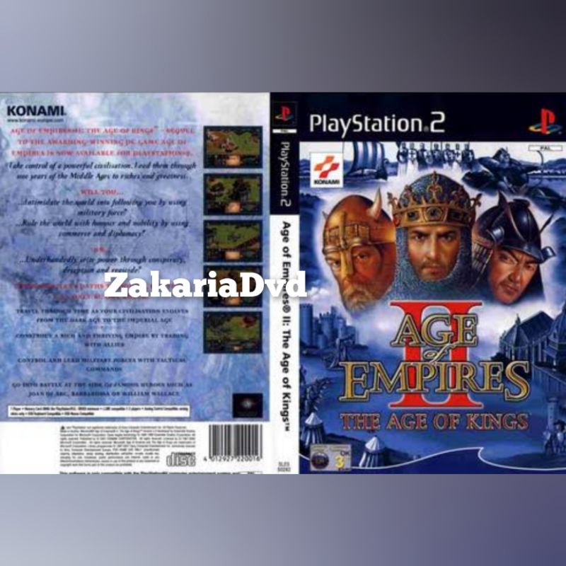 Kaset Ps 2 AGE EMPIRE 2