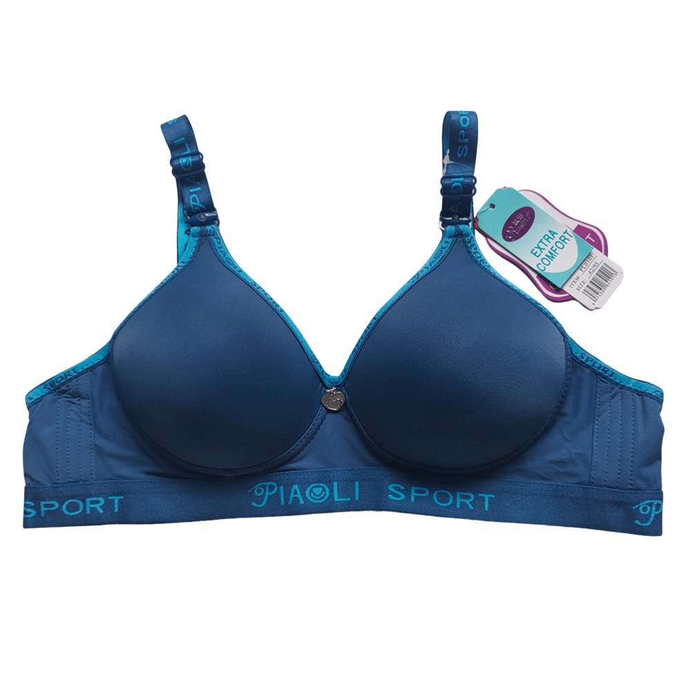 Bra PIAOLI SPORT 0101 SPORT Uk 36 - 42 Kait 3 Busa Push Up Non Kawat