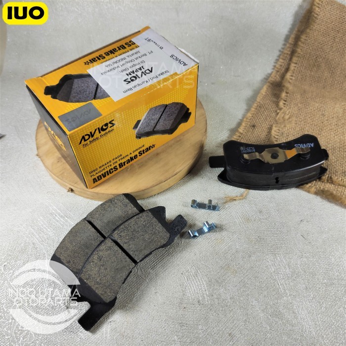 Brake Pad AISIN Agya Ayla Manual Kampas Rem ADVICS B1N239T