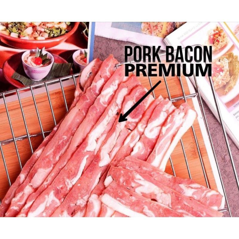 

Pork Bacon Premium kemasan 500 gram