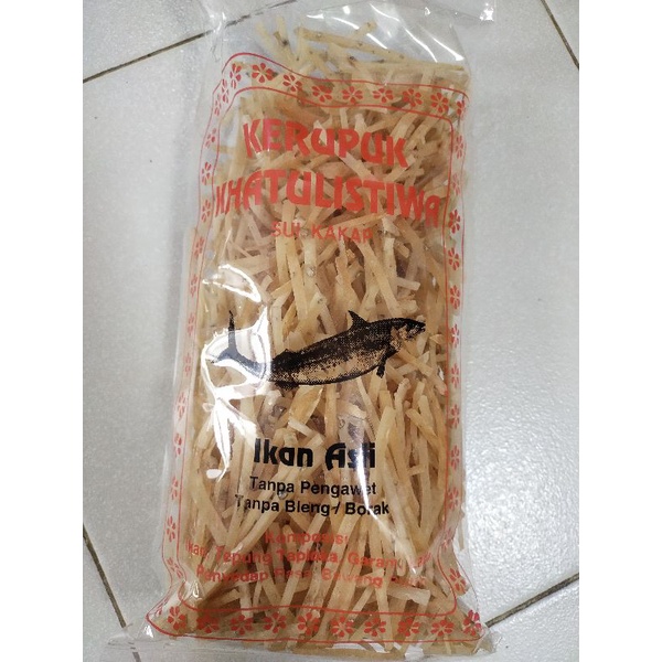 

Kerupuk Stick Ikan Tenggiri Sahang Khatulistiwa Khas Sui Kakap