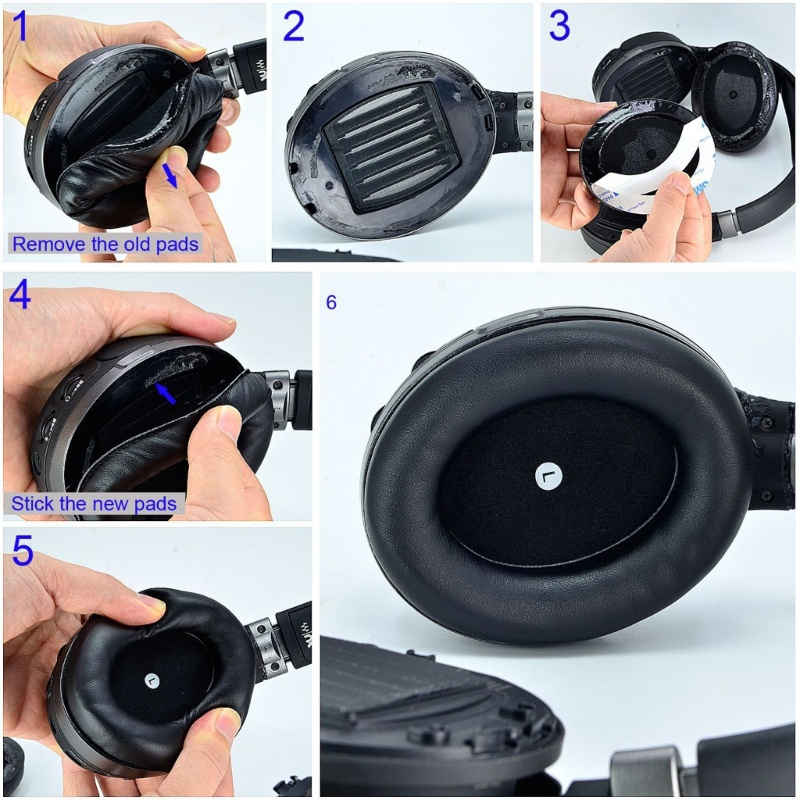 Bt Earpads HeadBeams Nyaman Untuk Cloud Orbit Headset Earmuff Memory Foam Cover Bando Headbeam Bantalan Telinga