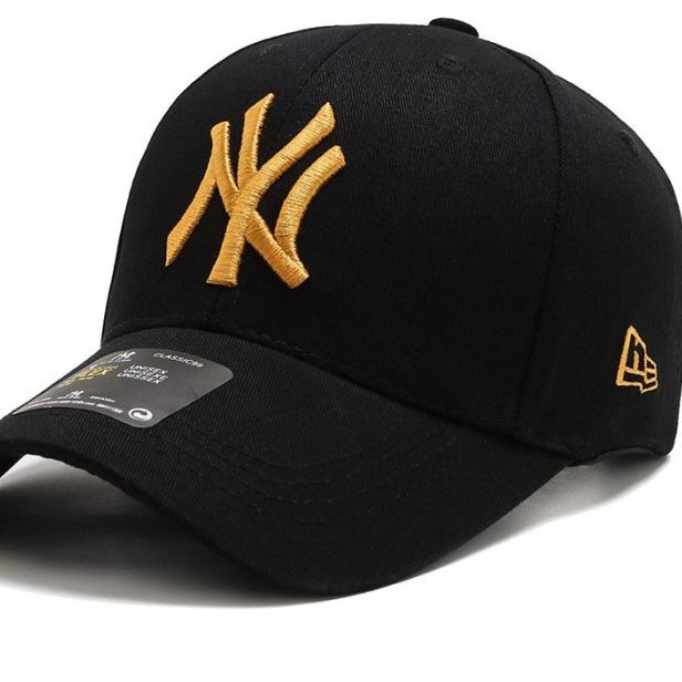 TOPI NY LUCKY / TOPI NY ORI / TOPI ORIGINAL / TOPI IMPOR /TOPI NEW ERA - HITAMGOLD