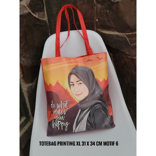 Totebag  Shopper Printing Ukuran Besar