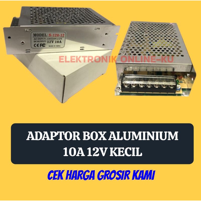 ADAPTOR JARING POWER SUPPLY 10A 12V KECIL