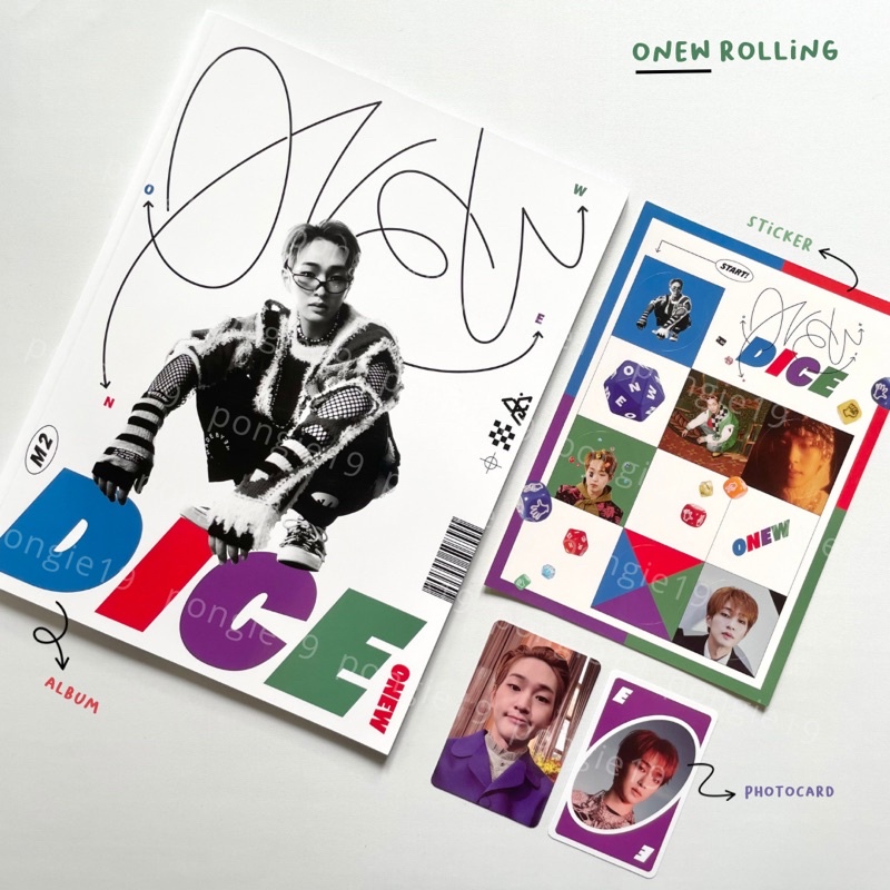 ONEW SHINEE ROLLING ALBUM / PHOTOCARD / PC / POSTER