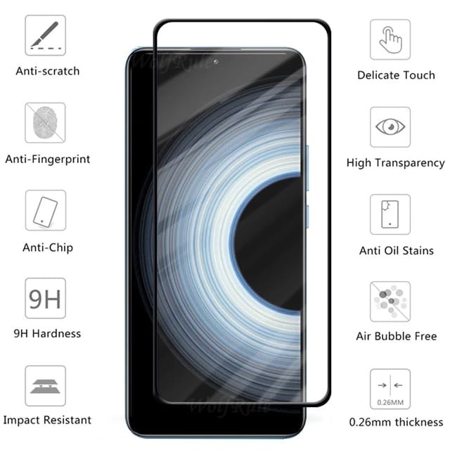 XIAOMI 12T 5G / 11T / 11T PRO TEMPERED GLASS FULL COVER ANTI GORES KACA