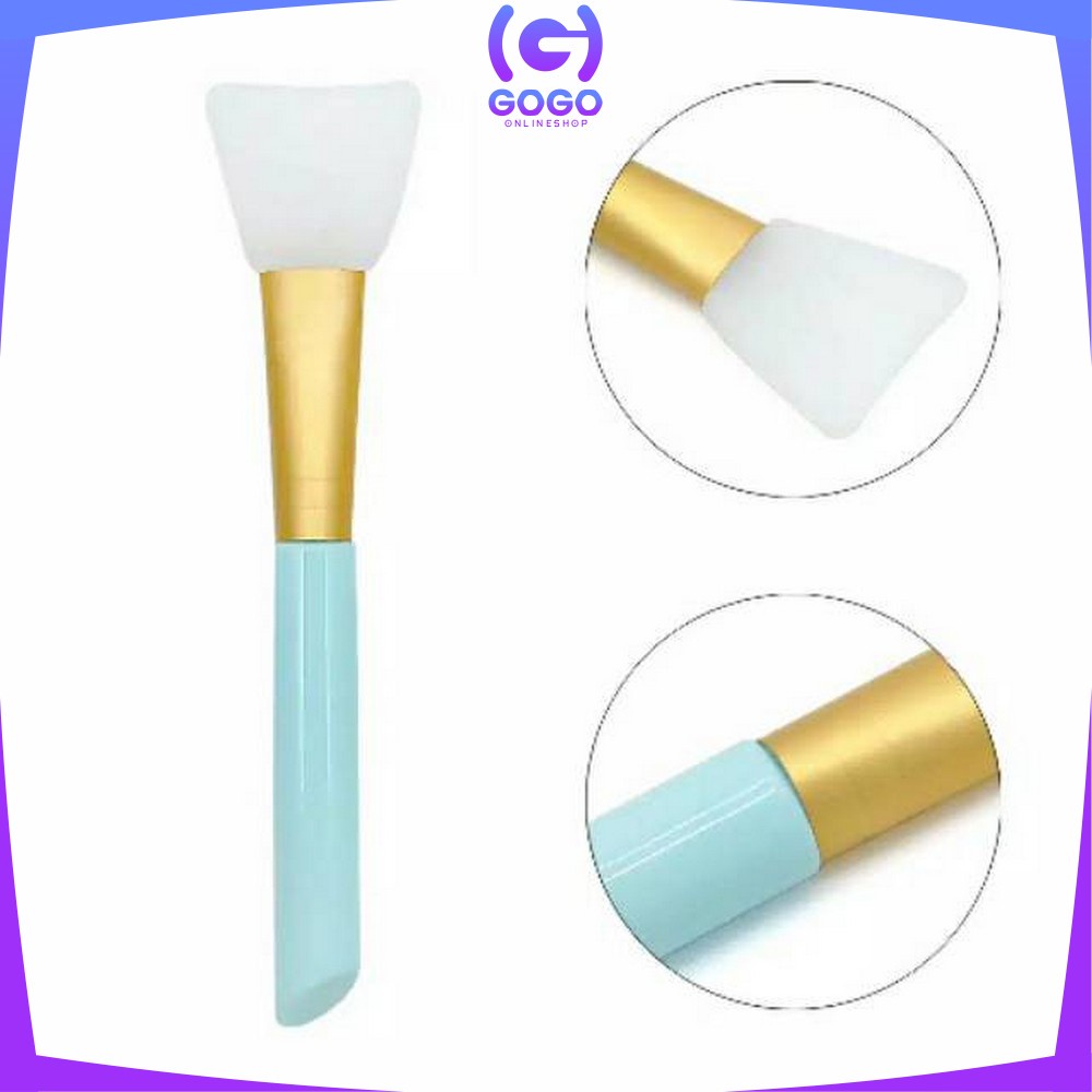 GOGO-K23-24 Kuas Masker Wajah Silikon Facial Brush / Kuas MakeUp Satuan Alat Kosmetik Make Up Brush