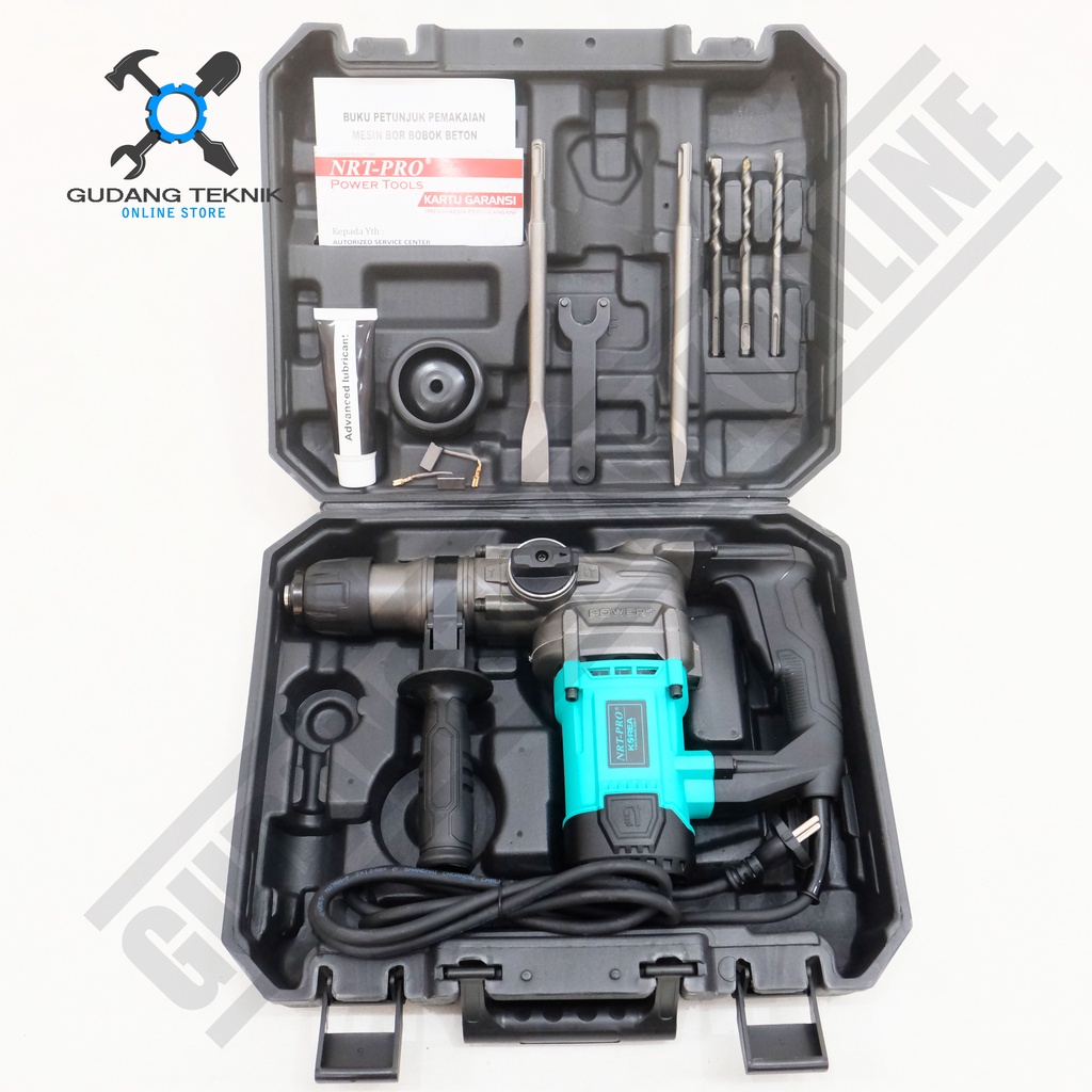 Mesin Rotary Hammer 28mm HR28HD NRT PRO / Mesin Bor Bobok Tangan SDS Plus Hammer Drill 28 mm HR 28 HD NRT PRO