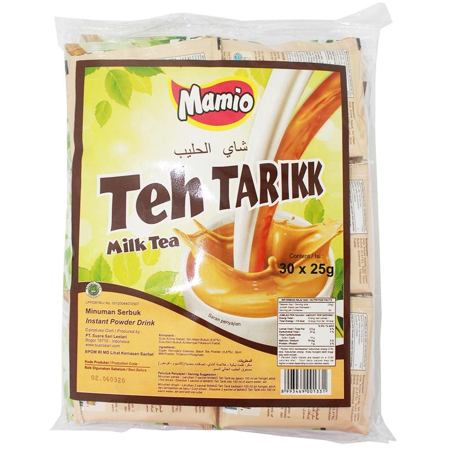 

Mamio Teh Tarik Kemasan Bag Isi 30 Sachet