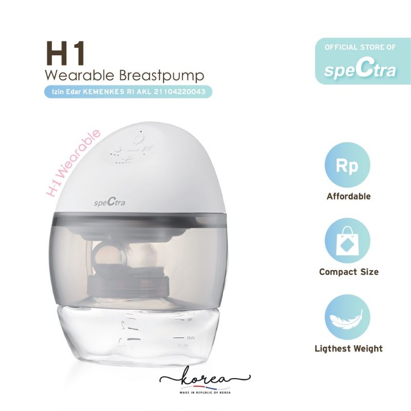 Spectra Wearable Electric Breast Pump H1 Premium