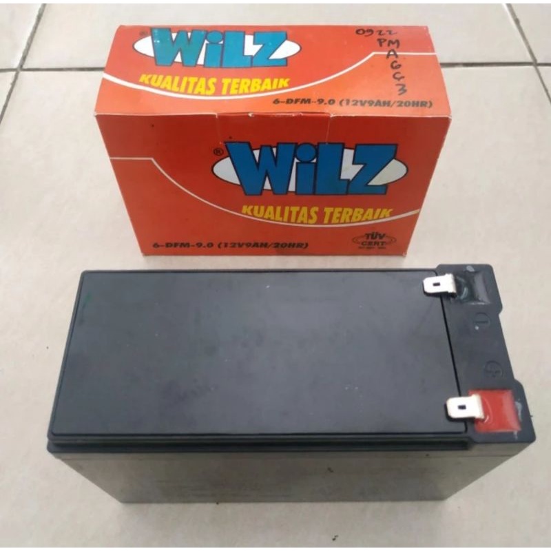 Aki Accu Battery Baterai Sprayer Hama Elektrik 12 V 9 A AH Ampere Wilz