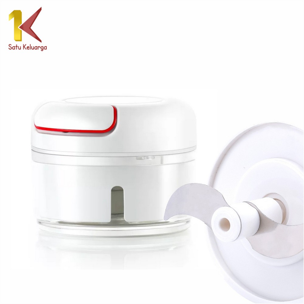 Satu Keluarga Chopper Manual Blender Mini C436 Blender Tarik Tangan Speedy Chopper / Penghalus Bumbu
