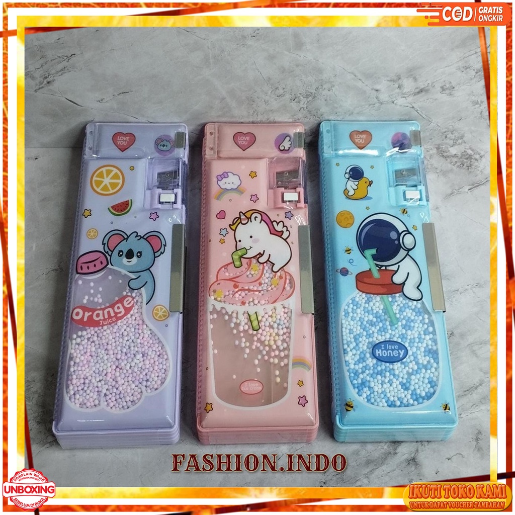 

Tempat Kotak Pensil Magnet Karakter Ada Bola Styroform