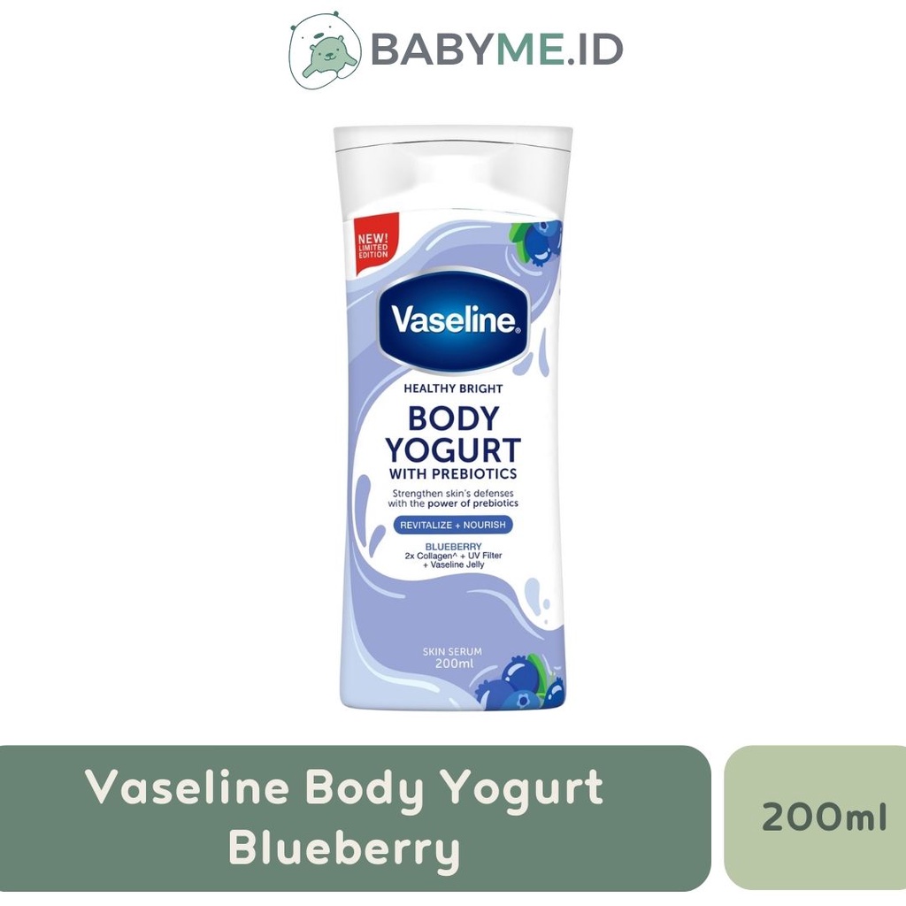 Vaseline Blueberry Body Yogurt With Prebiotics 200 ml