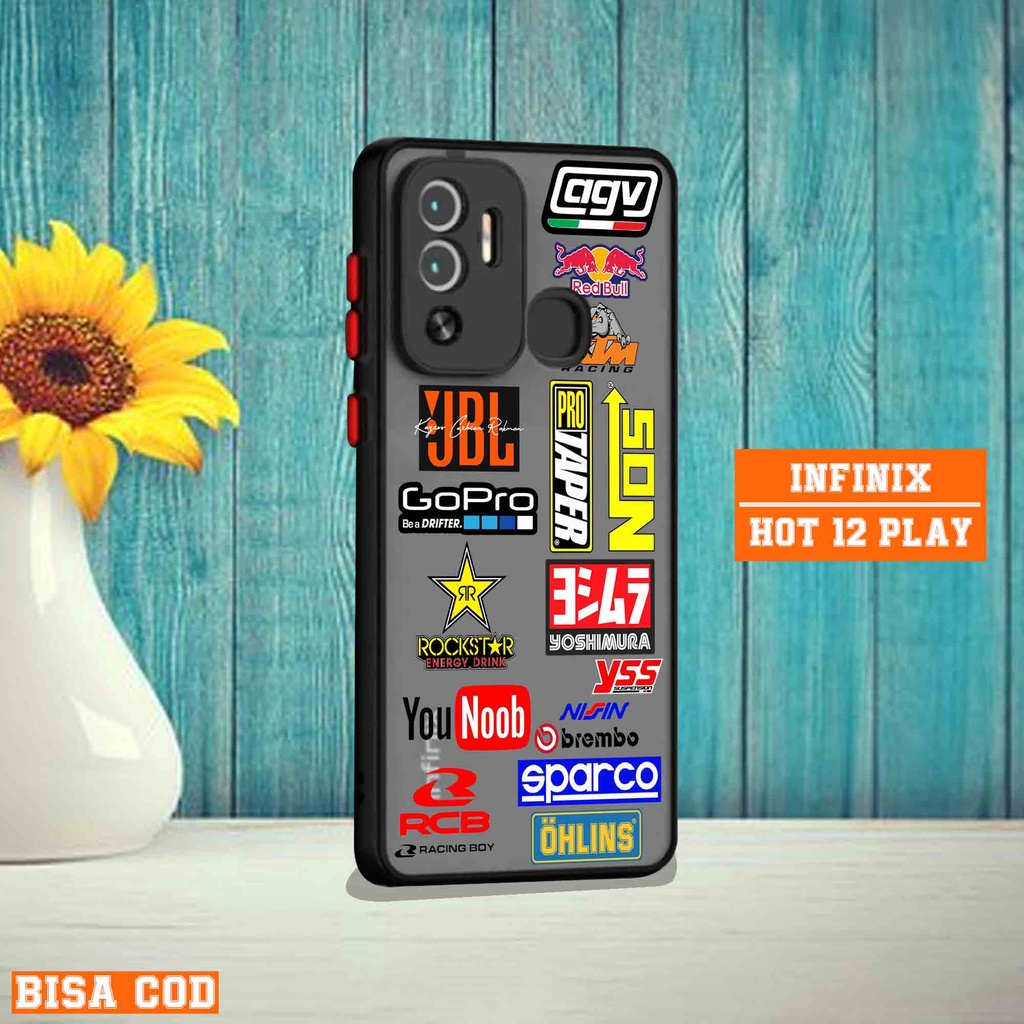 Fuu Store Case INFINIX HOT 12 PLAY - Softcase Dove Infinix Hot 12 Play - Silikon Hp Infinix - Silico